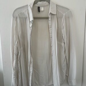 White Button-Up Shirt